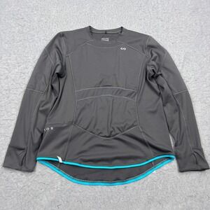 Oros Solarcore Top Women's XXL Gray Nova Crew Performance Long Sleeve Base Layer